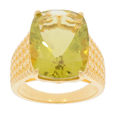 Sterling Silver Semi Mount Cocktail Ring Setting with Cushion Cut Gemstone for Custom Size Options
