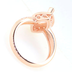 Art Deco Sterling Silver Semi Mount Ring Setting Marquise MQ 10x5mm