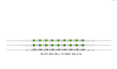 Custom Design Sterling Silver Semi Mount Tennis Bracelet Setting Pear PE 7x5mm