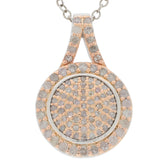 Elegant sterling silver pendant featuring a sparkling white diamond accent, perfect for sophisticated styles.