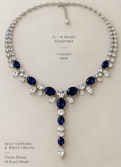 Sterling Silver Semi Mount necklace Setting Oval OV Multi-Stone with Moissanite Accent Adjustable 15" to 18"