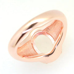 Art Deco Sterling Silver Semi Mount Ring Setting Oval OV 10x8mm