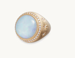 Sterling Silver Semi Mount Ring Setting Cabochon Created Opal Ring