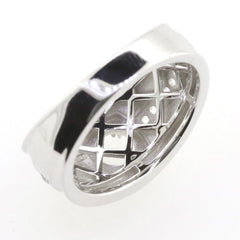 Custom Men's Sterling Silver Semi Mount Ring Setting showing intricate design and round gemstone holder.