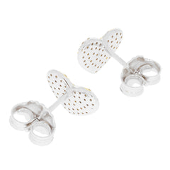 Green Diamond Sterling Silver Earrings with detailed design and shimmering accents for elegant style.